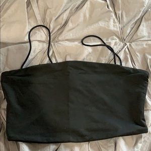 Black crop top